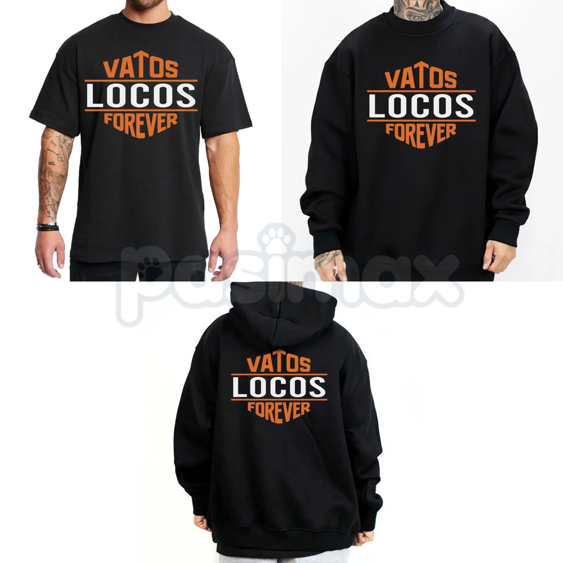 Vatos Locos Forever Shirt – Chicano OG Style Graphic Orange Design Hoodie & Streetwear Sweatshirt