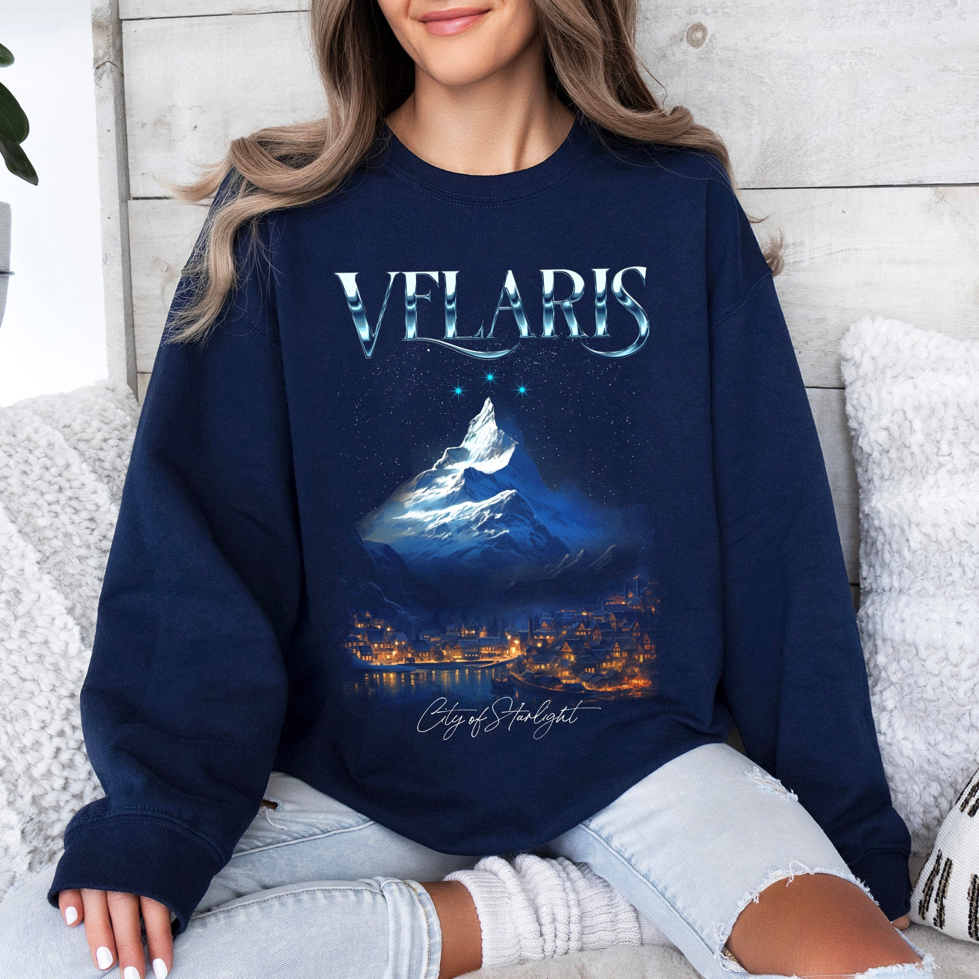 Velaris ACOTAR Night Court City Of Starlight Sarah J Maas House Of Wind Prythian A Court Of Thorns Sweatshirt