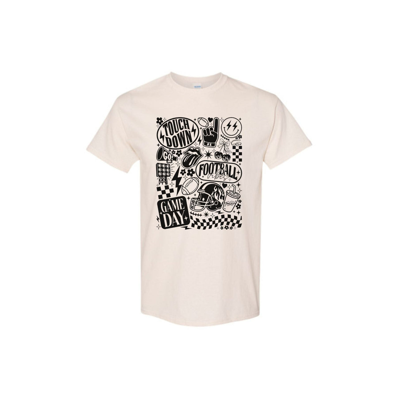 Vintage Football Shirt - Retro Game Day Sports Tee, Classic Fan Apparel