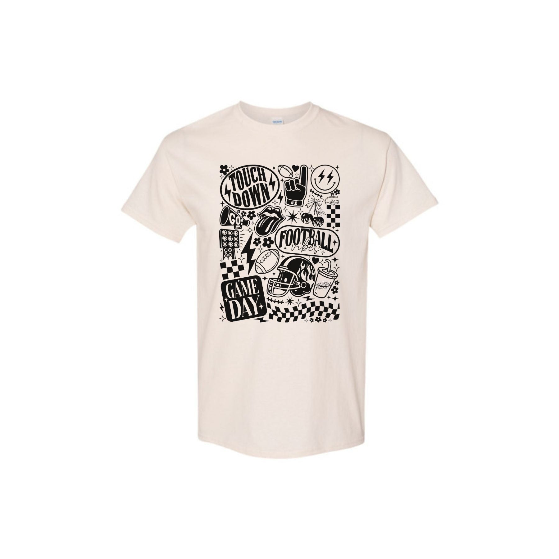 Vintage Football Shirt - Retro Game Day Sports Tee, Classic Fan Apparel