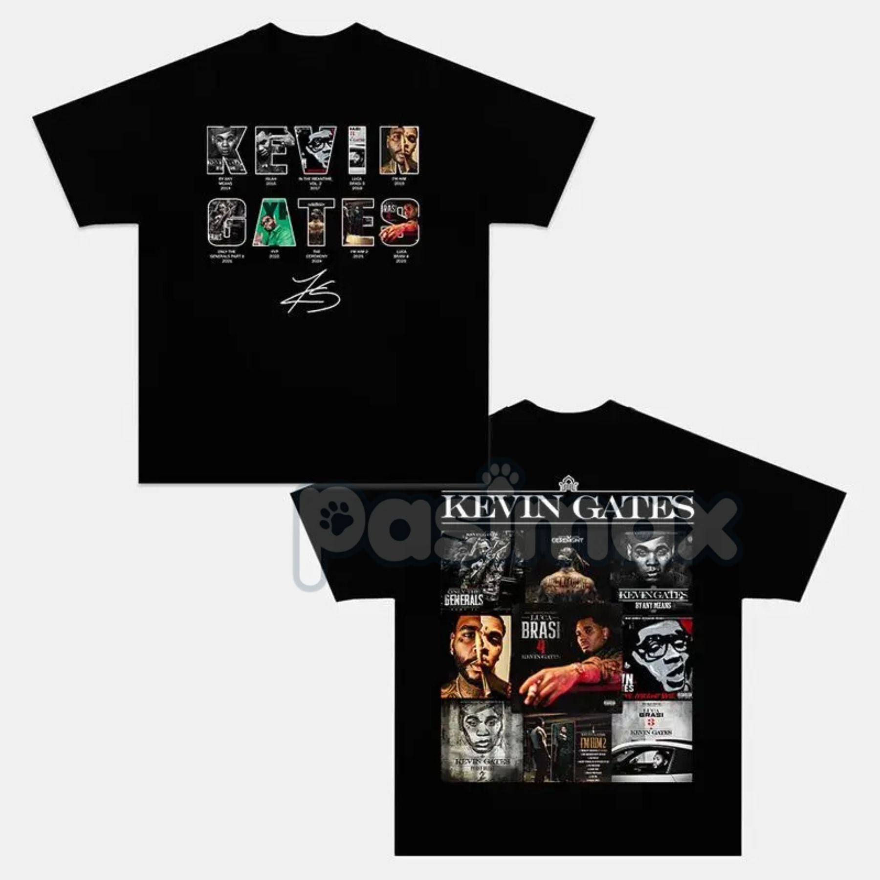 Vintage Kevin Gates Album Music Double Sided T-Shirt - Retro Rapper Tour Merch, Hip Hop Fan Apparel