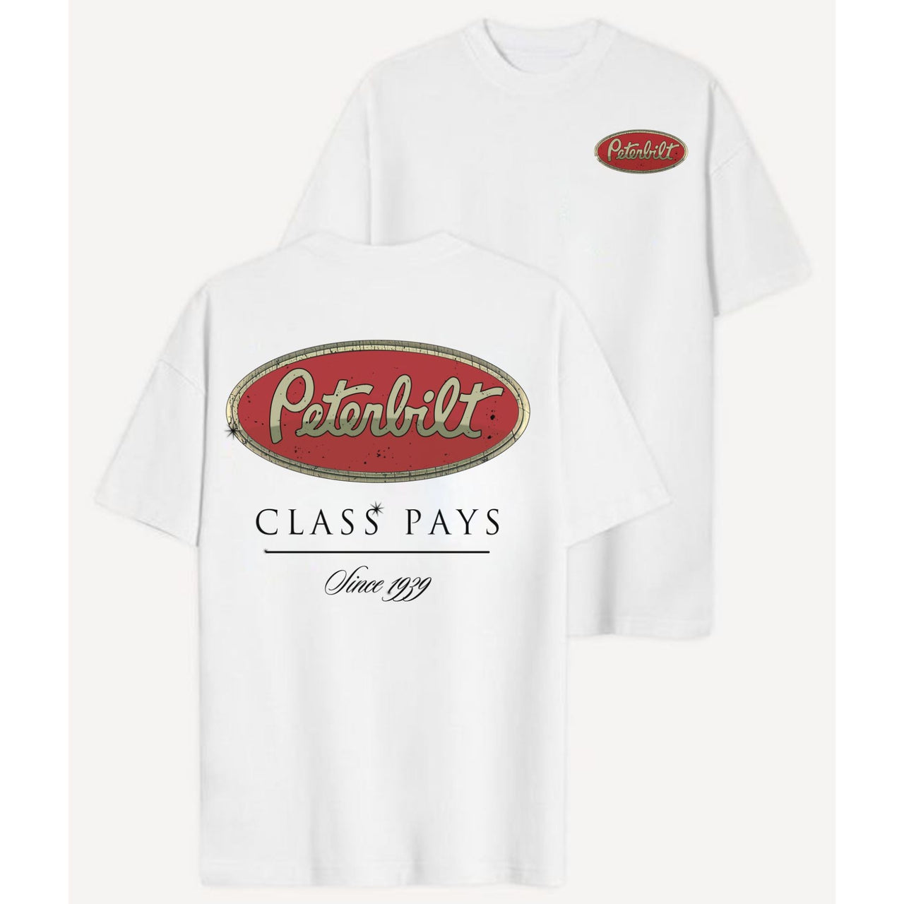 Vintage Peterbilt Shirt - Classic Truck Logo Unisex Graphic Tee, Heavy-Duty Apparel