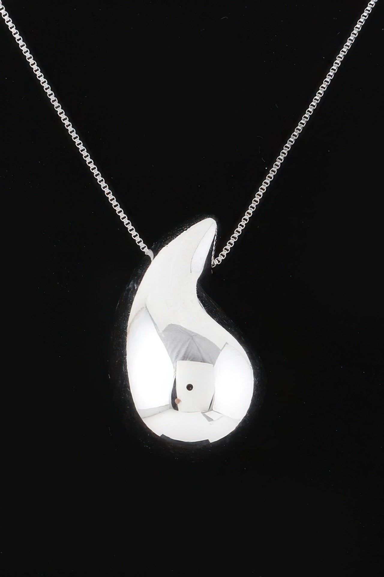 Shiny Teardrop Necklace Set