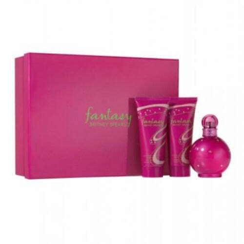 Britney Spears Fantasy 3 Piece Gift Set - 3.3 oz Eau de Parfum for Women