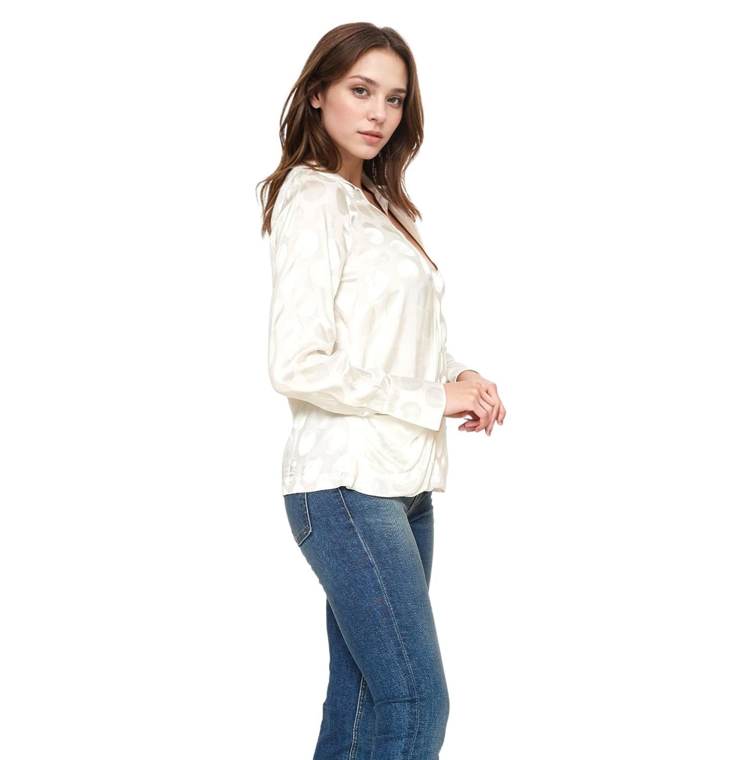 Pleione Women's Crewneck Blouse Top