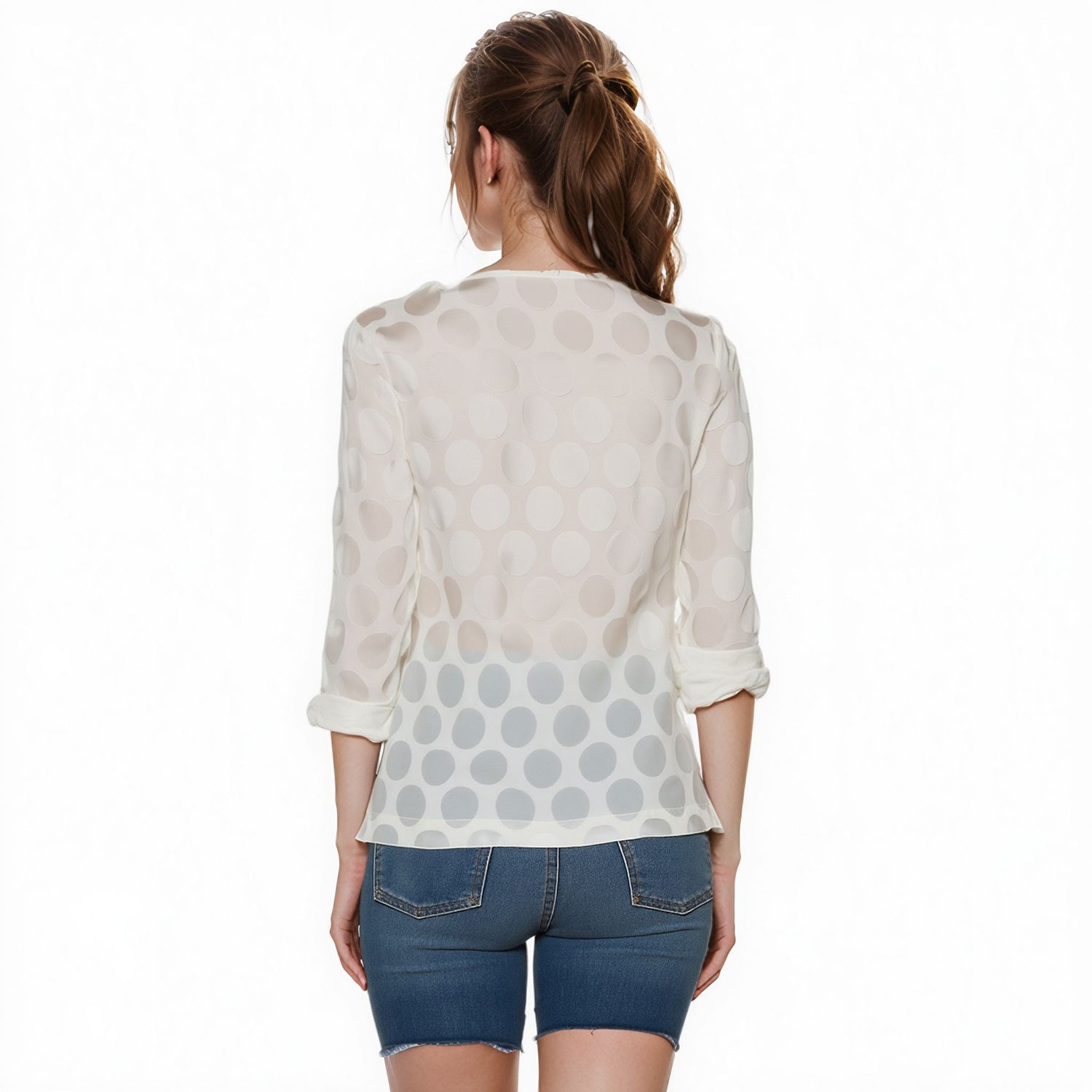 Pleione Women's Crewneck Blouse Top