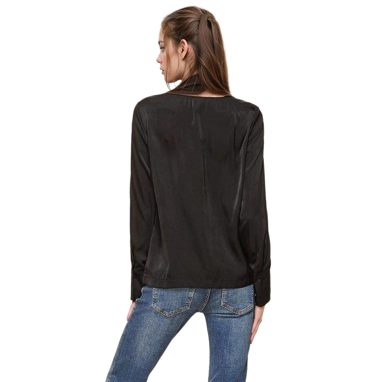 Pleione Women's Crewneck Blouse Top