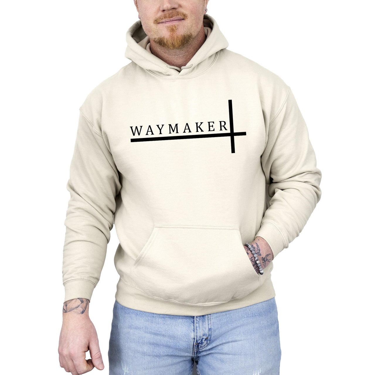 Way Maker Faith Jesus Gospel Christian Believer Inspiration For Everyday Praise Hoodie