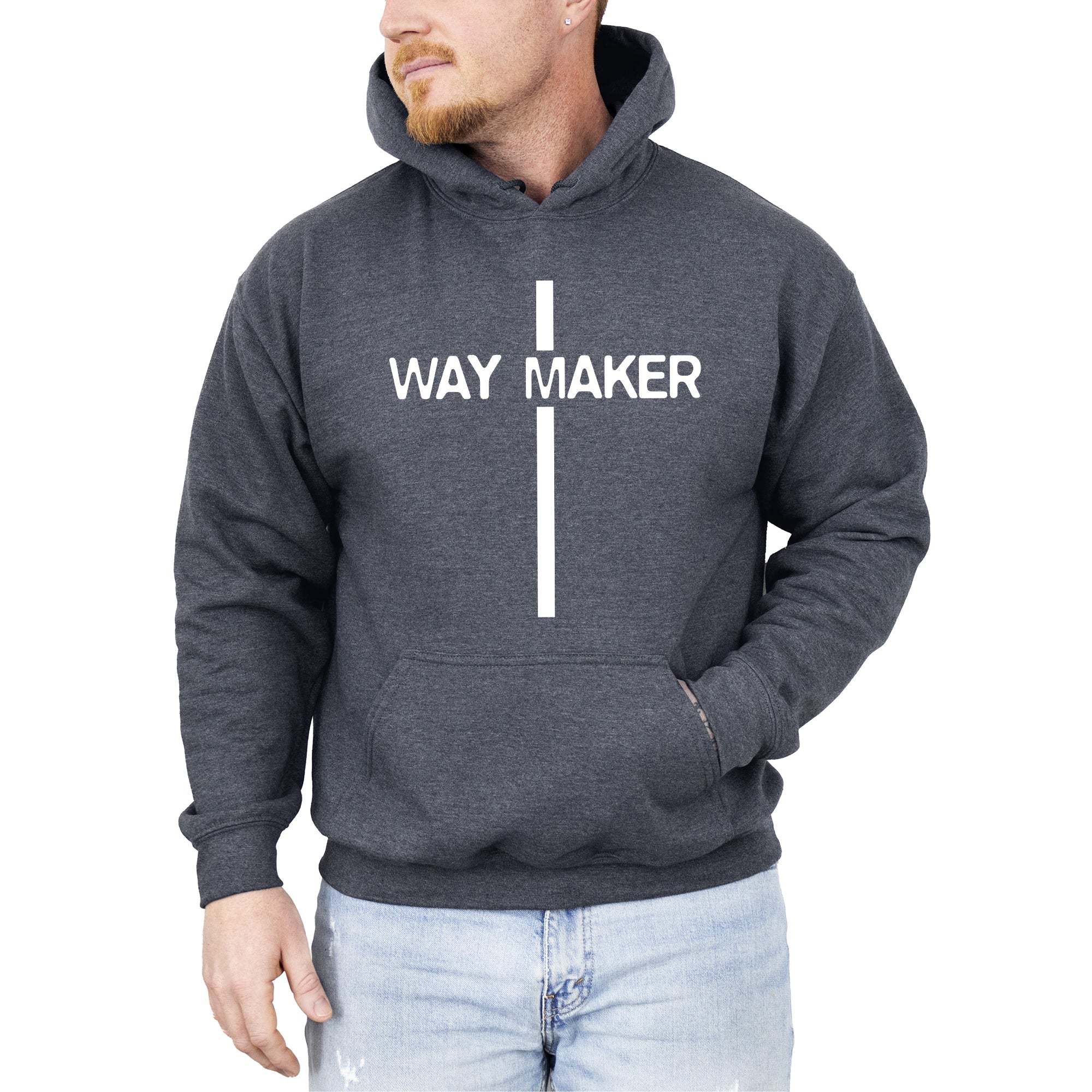 Way Maker Faith Cross Christian Jesus Gospel Religious Hoodie For Faithful Believers And Everyday Worship