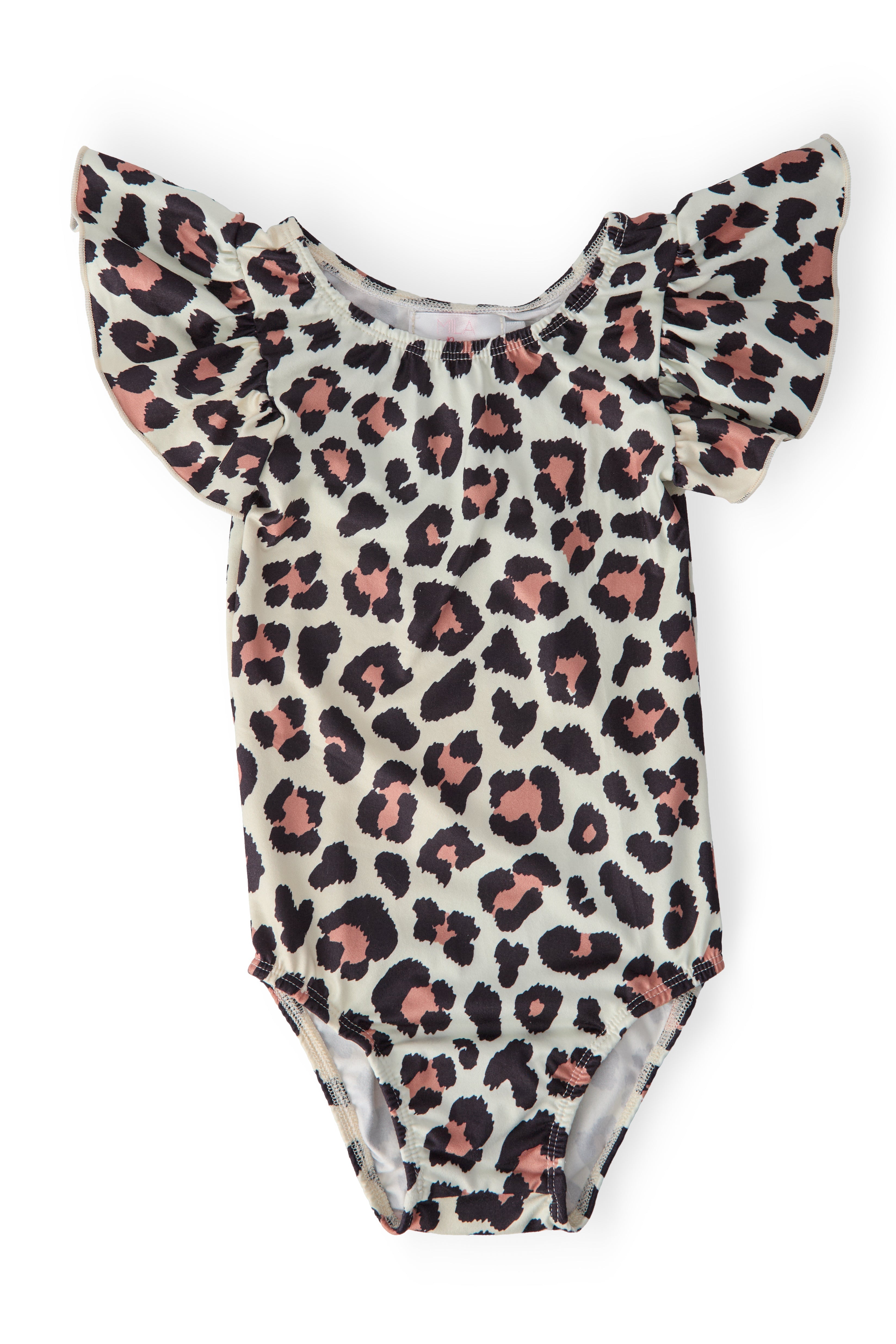 Wild One S/S Flutter Sleeve Leotard