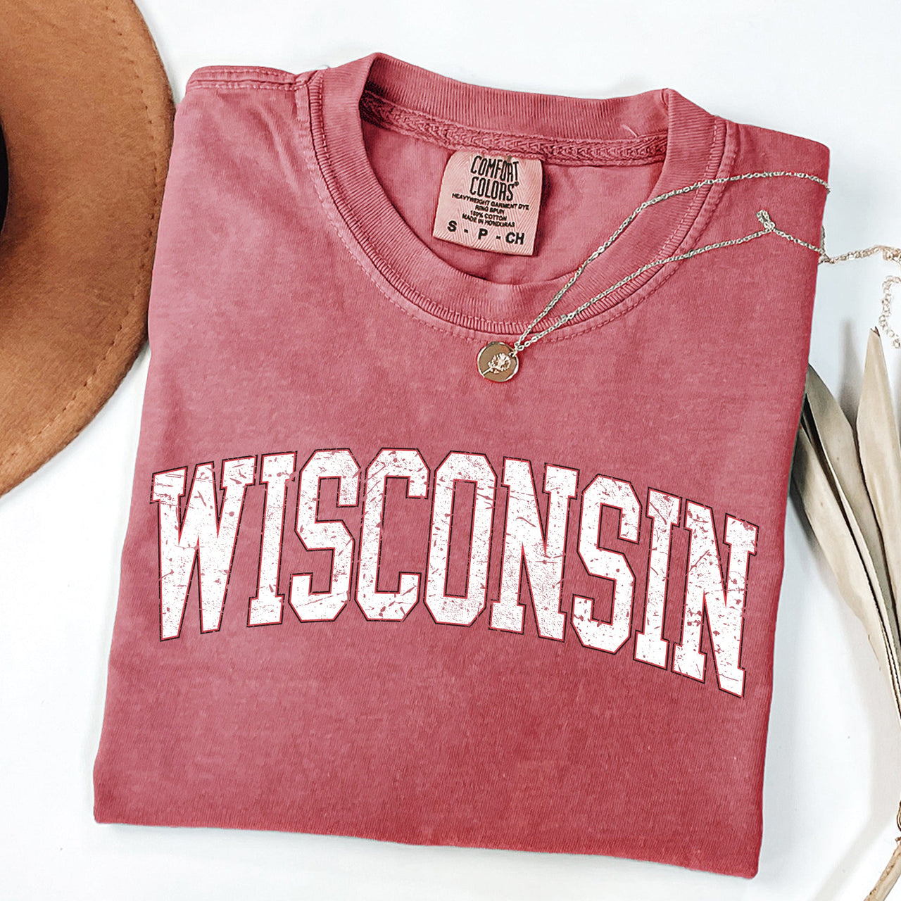 Wisconsin Football Game Day Tailgate Party University State Fans Unite Comfort Colors Tee