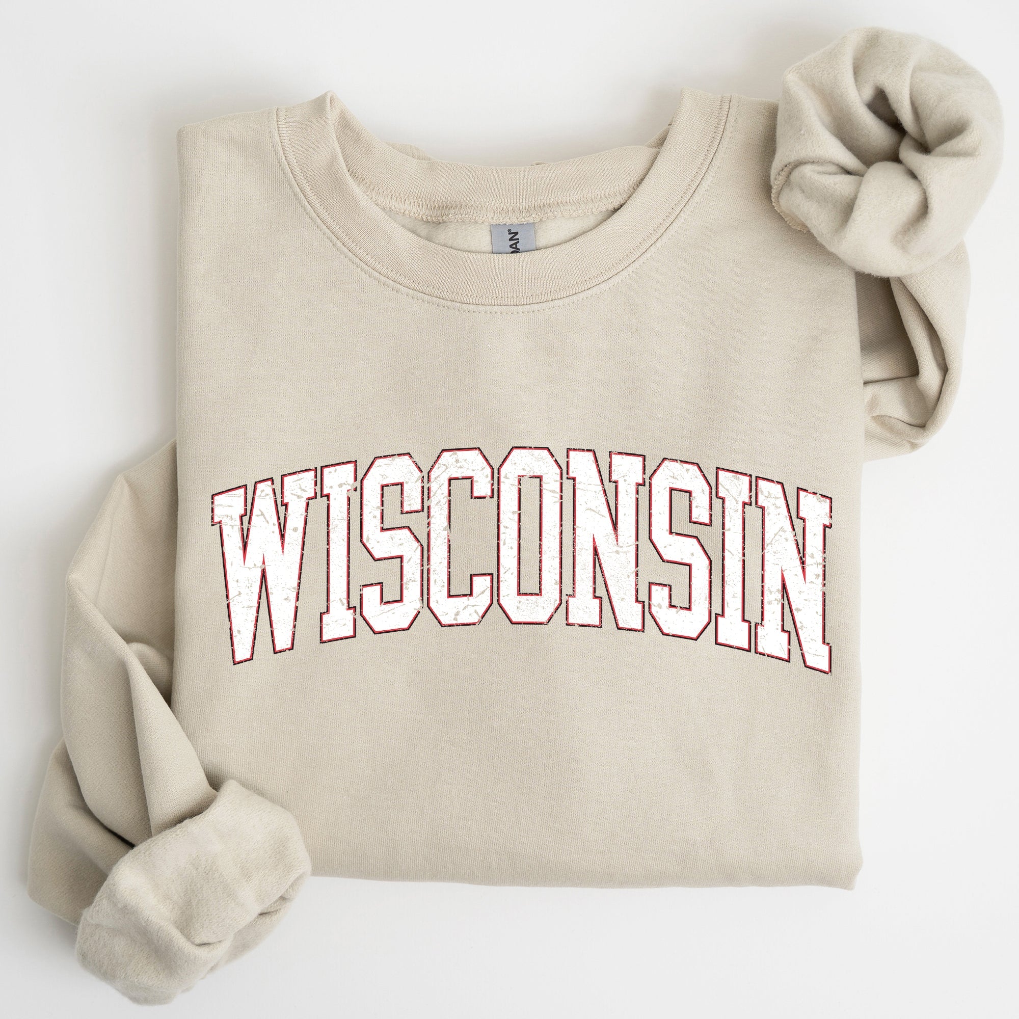 Wisconsin Football Game Day Big Game Touchdown Tailgate Party University State Sweatshirt