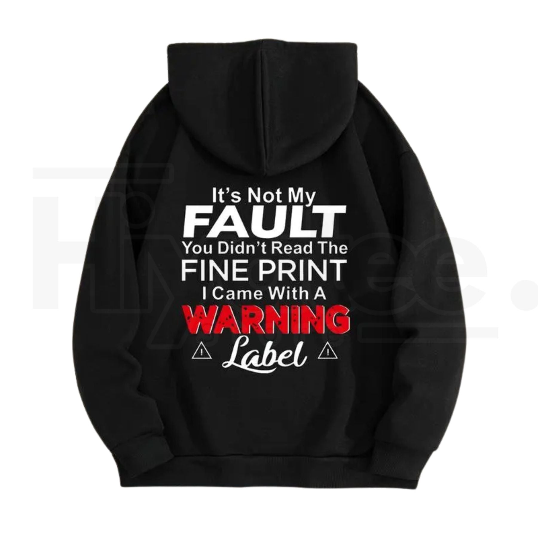 Women’s Letter Print Drop Shoulder Hoodie