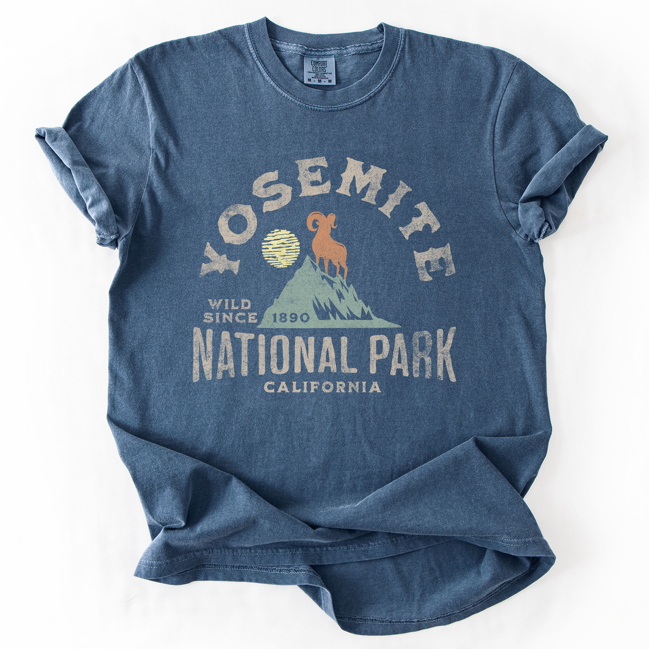 Yosemite National Park Trails And Wilderness Nature Lovers Edition Comfort Colors Tee