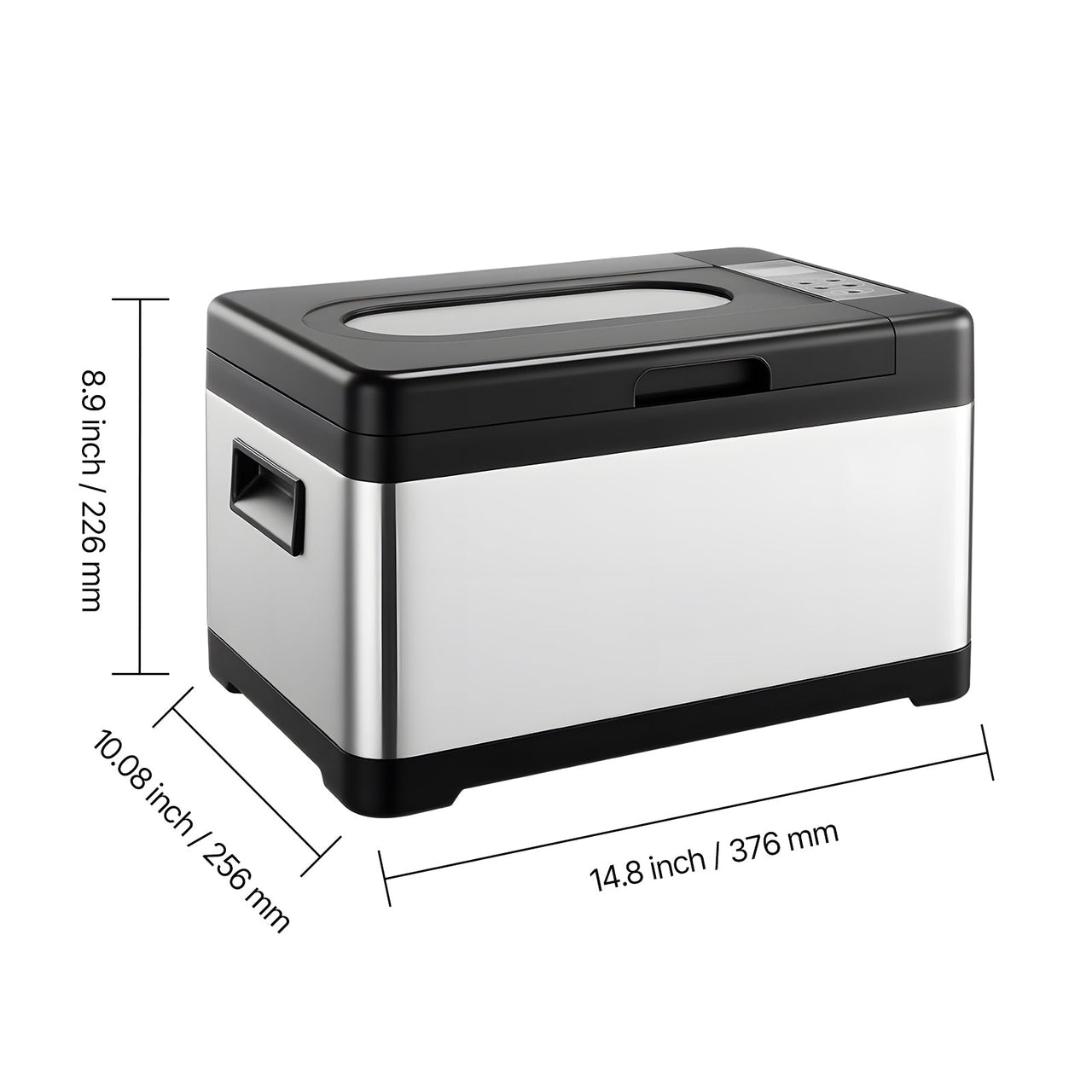 Sous Vide Cooker, 800W Sous-Vide Machine, Suveed Cooking Machine with LED Digital Display, Glass Lid, Precise Temperature & Timer Control, for Family & Friends, All-in-One Sous Vide Pot