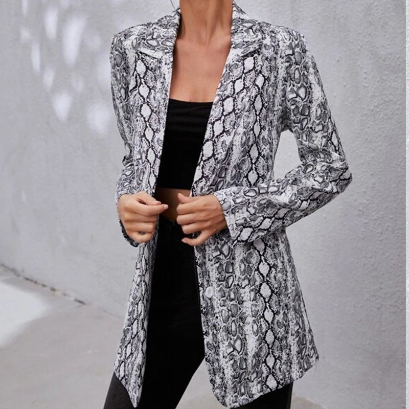 Polyester Jacket Women's Long Sleeve Personality (See size chart where applicable)