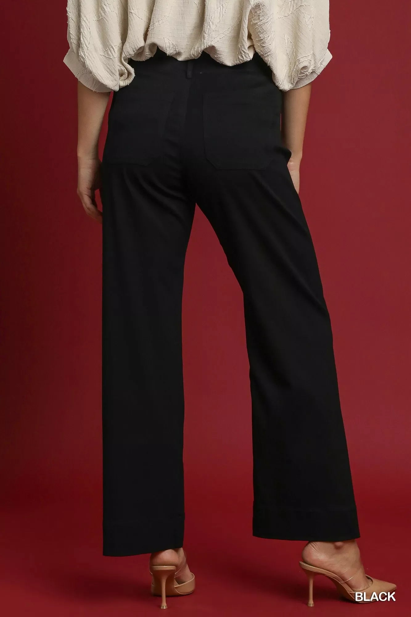 Umgee Button Stretched Pants