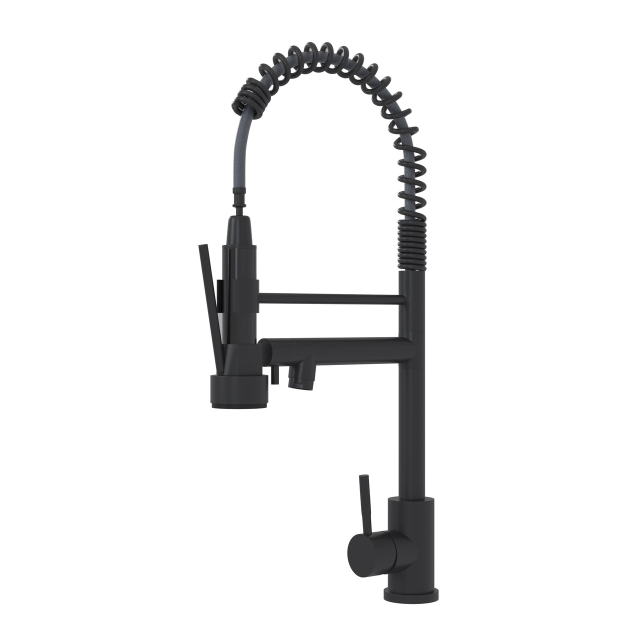Bothwa Home CUPC Certified 19' Single Handle Kitchen Faucet (Matt Black Finish)