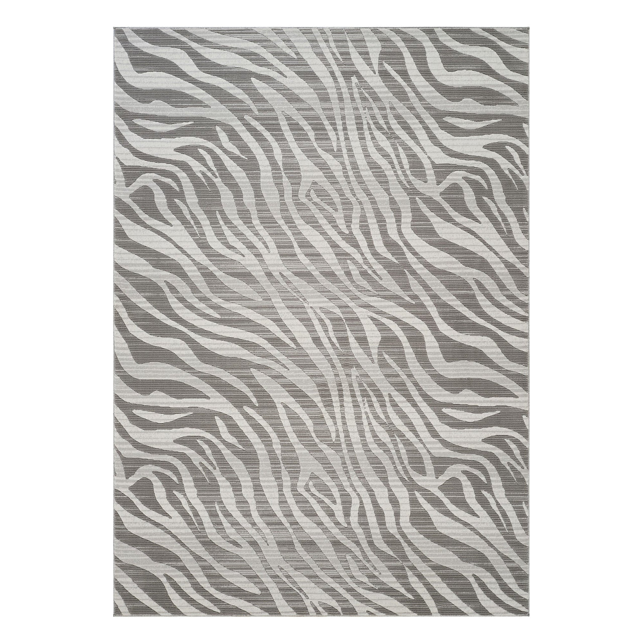Geometrix GC_DIM1008 Gray 7 ft. 10 in. x 10 ft. 6 in. Contemporary Area Rug with Geometric 3D Effect