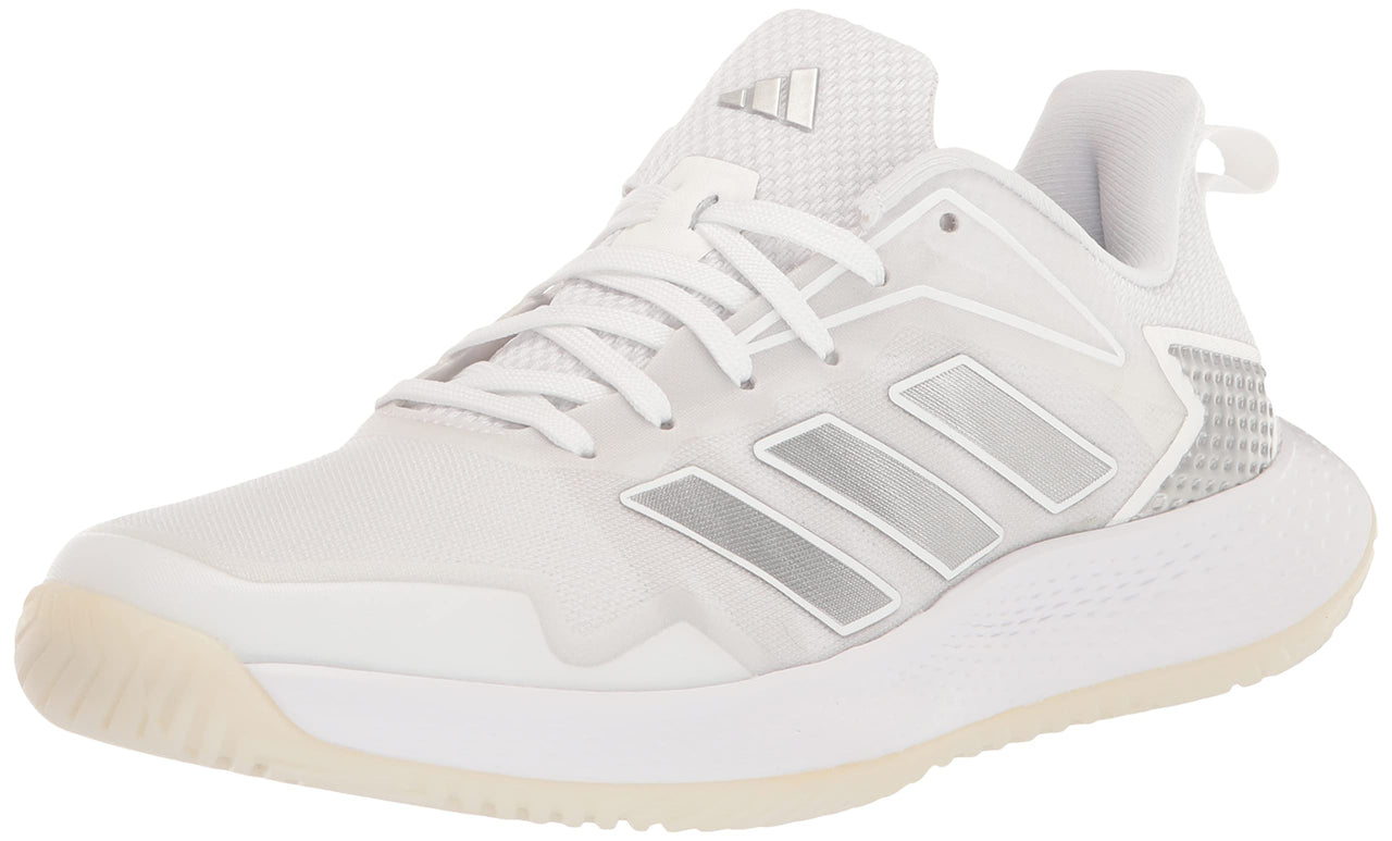 adidas Womens Defiant Speed Sneaker White/Silver Metallic/Grey One 11.5