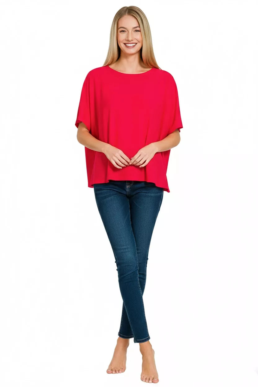 Zenana Round Neck Short Sleeve T-Shirt