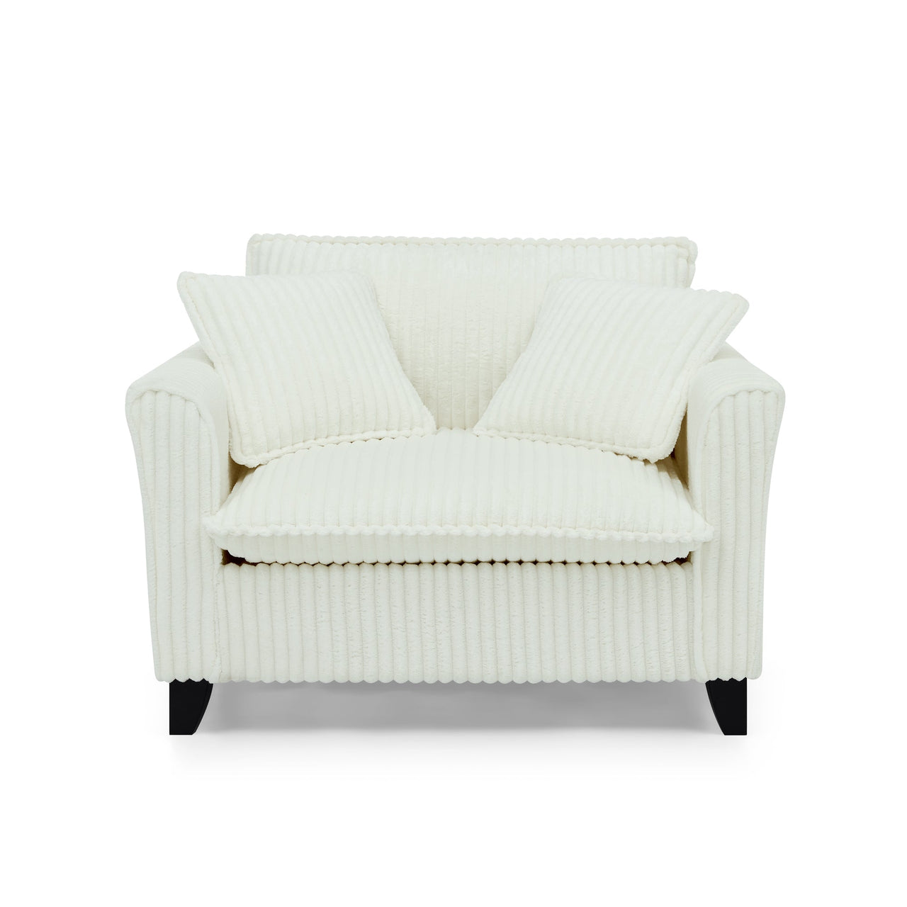 Lazy sofa chair, comfortable single-person sofa chair, with a backrest and soft seat cushion, having armrests on both sides, suitable for living room and bedroom - Beige