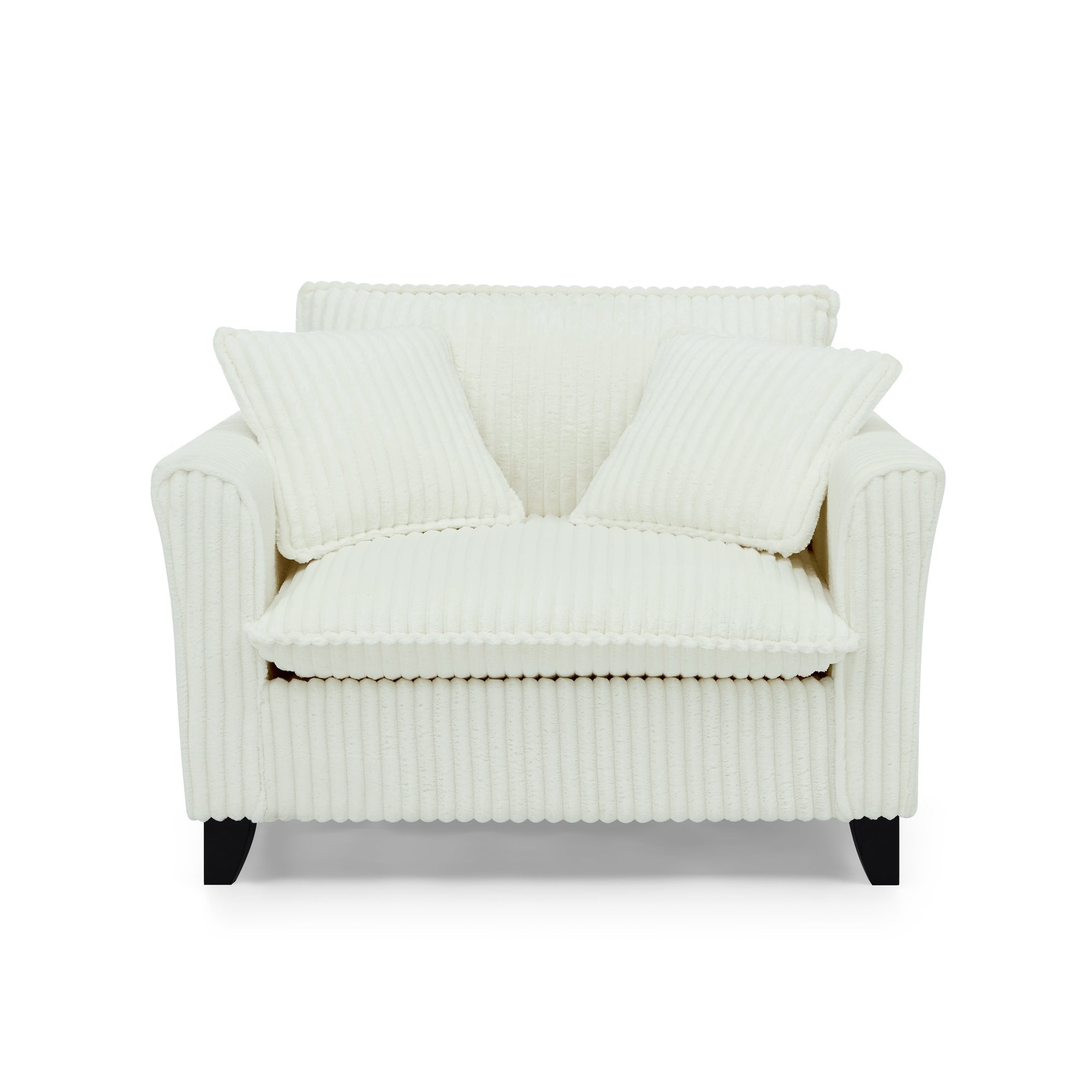 Lazy sofa chair, comfortable single-person sofa chair, with a backrest and soft seat cushion, having armrests on both sides, suitable for living room and bedroom - Beige