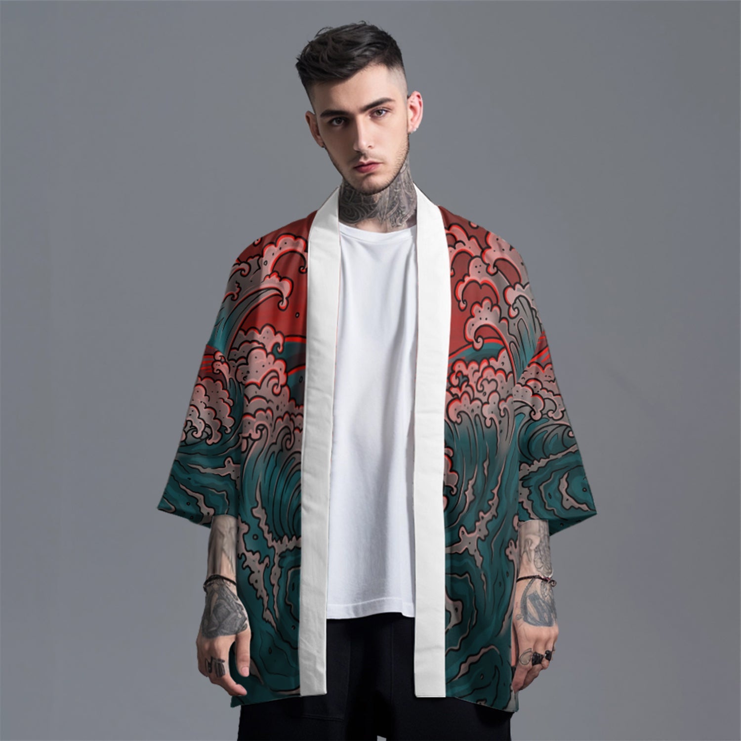 K08 Fading Sun Kimono