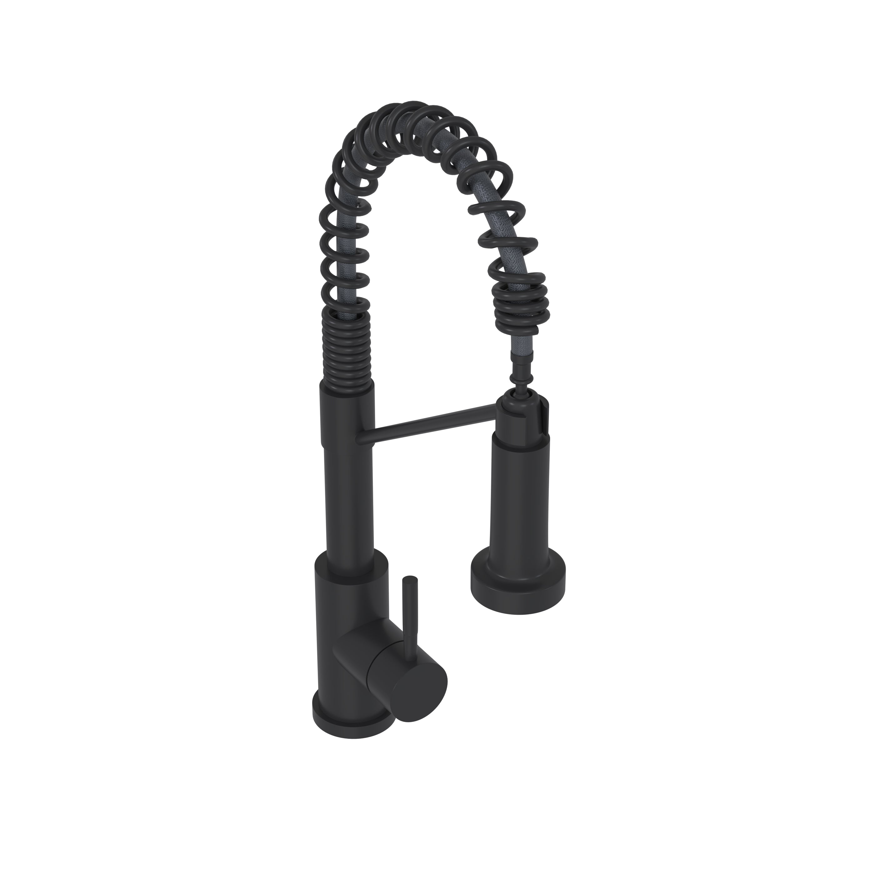 Bothwa Home CUPC Certified 19' Single Handle Kitchen Faucet (Matt Black Finish)