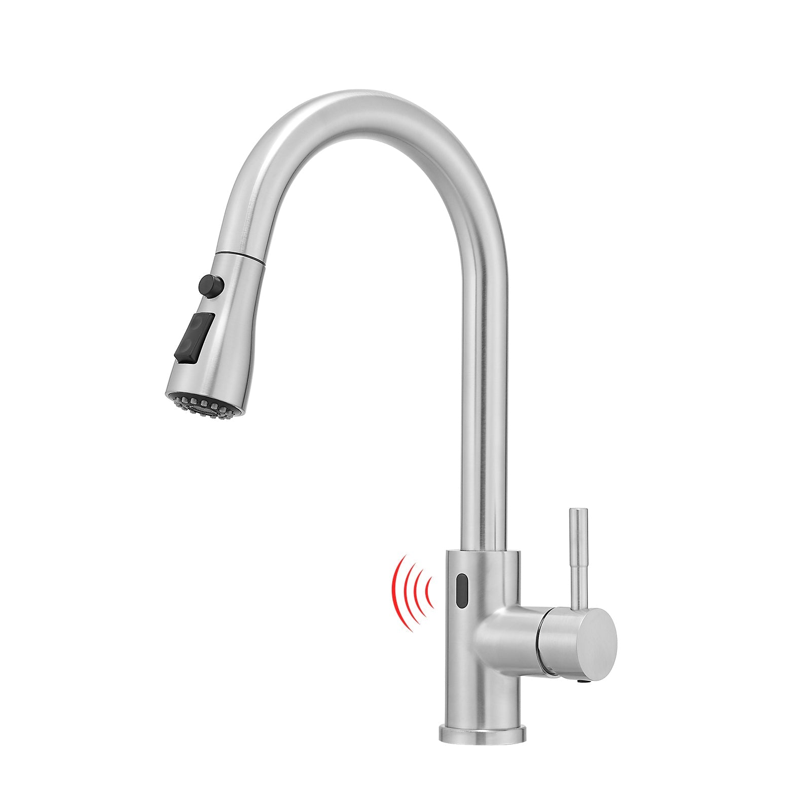 Touchless Kitchen Faucet, Hands Free Automatic Smart Kitchen Faucet, Stainless Steel Touchless Kitchen Faucet