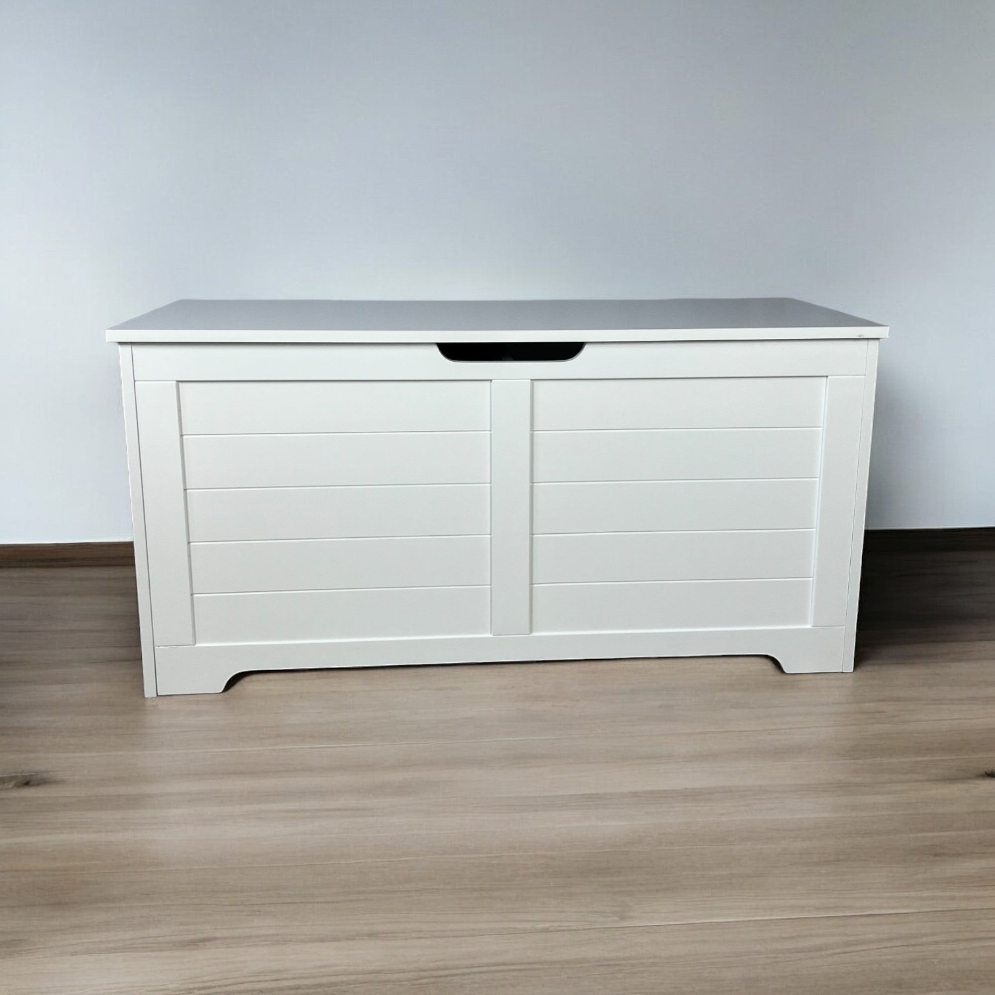 39.4' Top open Cat Litter Box Enclosure Furniture, Cat Washroom, Hidden Litter Box Cover, Cabinet for Large Cat, Dog Proof Cat Litter Boxes, Hideaway Litter Box, Cat House, White