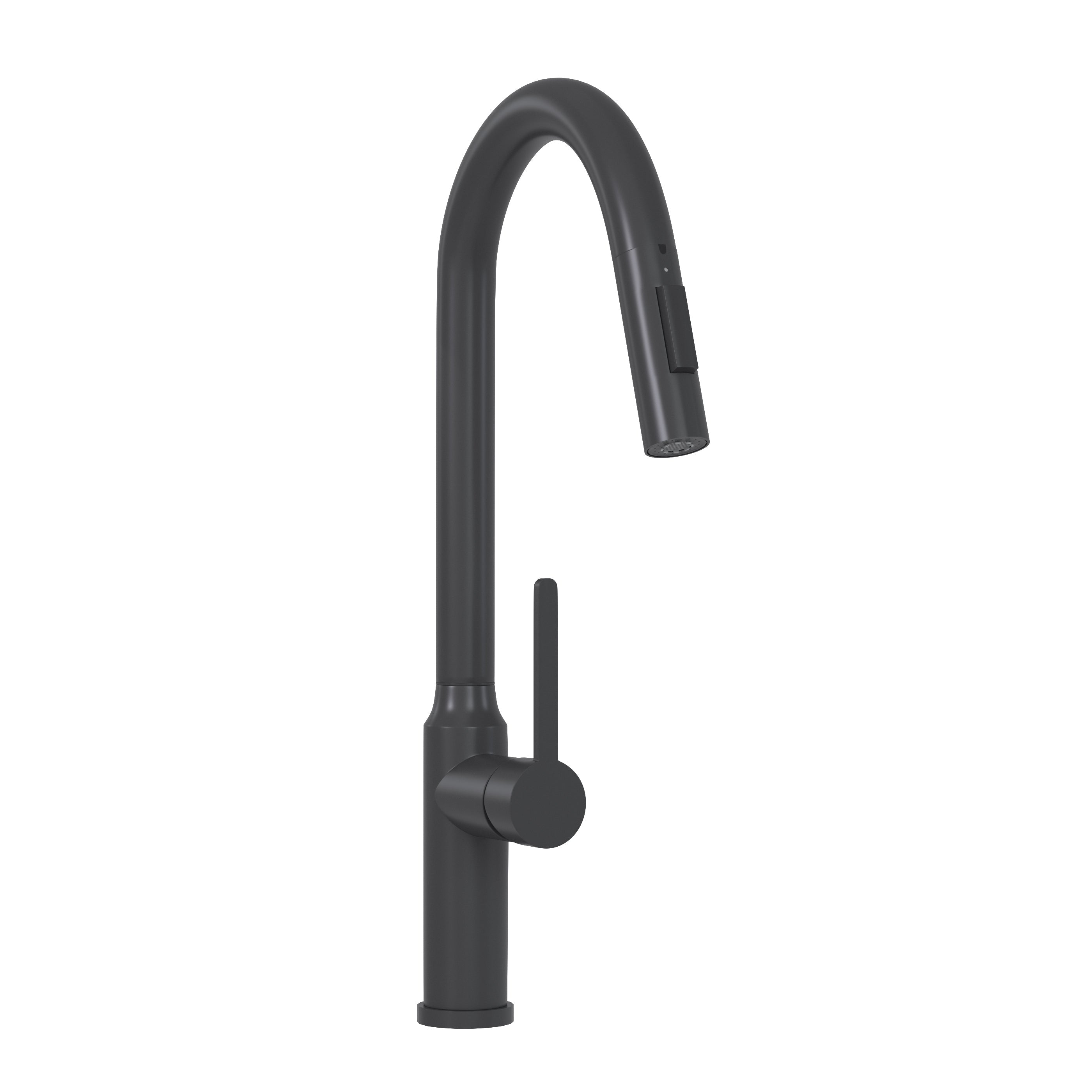 Bothwa Home 18.83' CUPC Certified Pull-down Kitchen Faucet (Matt Black Finish)