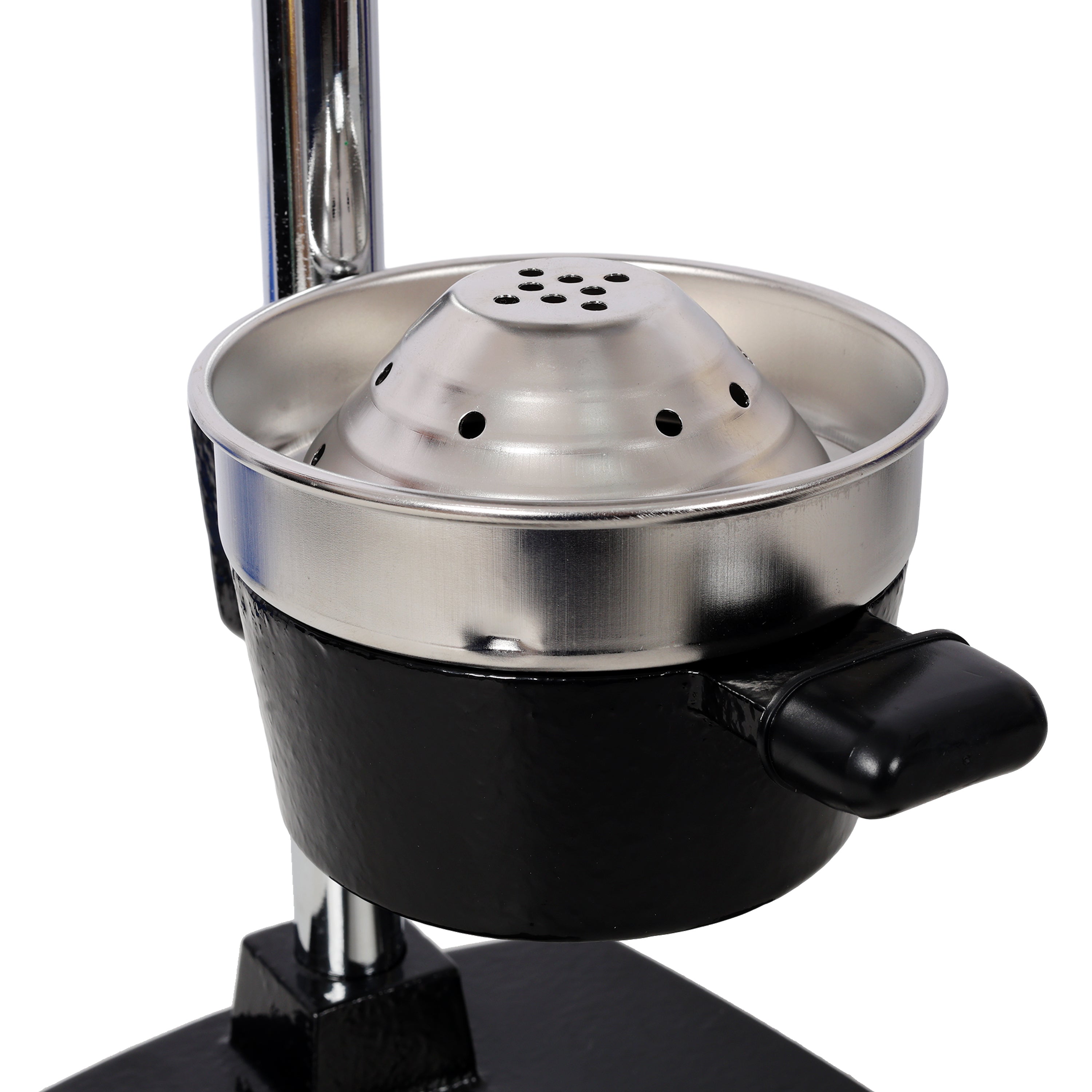 Cast Iron Citrus Juicer , Extra-Large Commercial Grade Manual Hand Press , Heavy Duty Countertop Squeezer for Fresh Orange Juice,Black Color