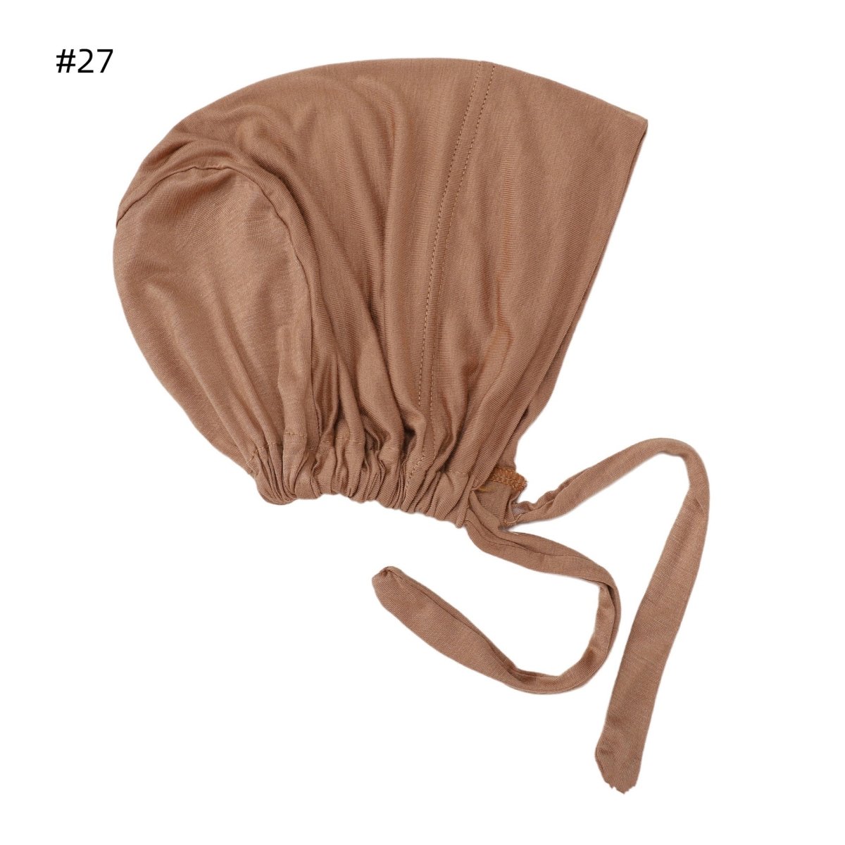 Adjustable Cotton Under Scarf Cap - Breathable Anti-Slip Headband Base for Hijab (MH125)