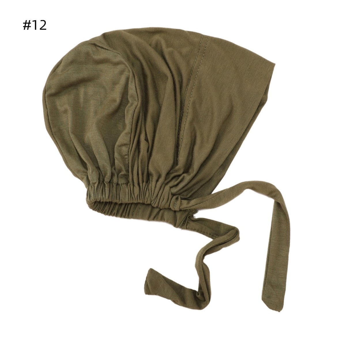 Adjustable Cotton Under Scarf Cap - Breathable Anti-Slip Headband Base for Hijab (MH125)