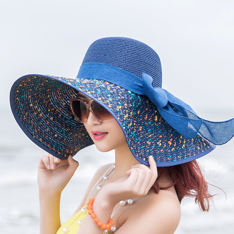 Beach Hat With Large Foldable Rim