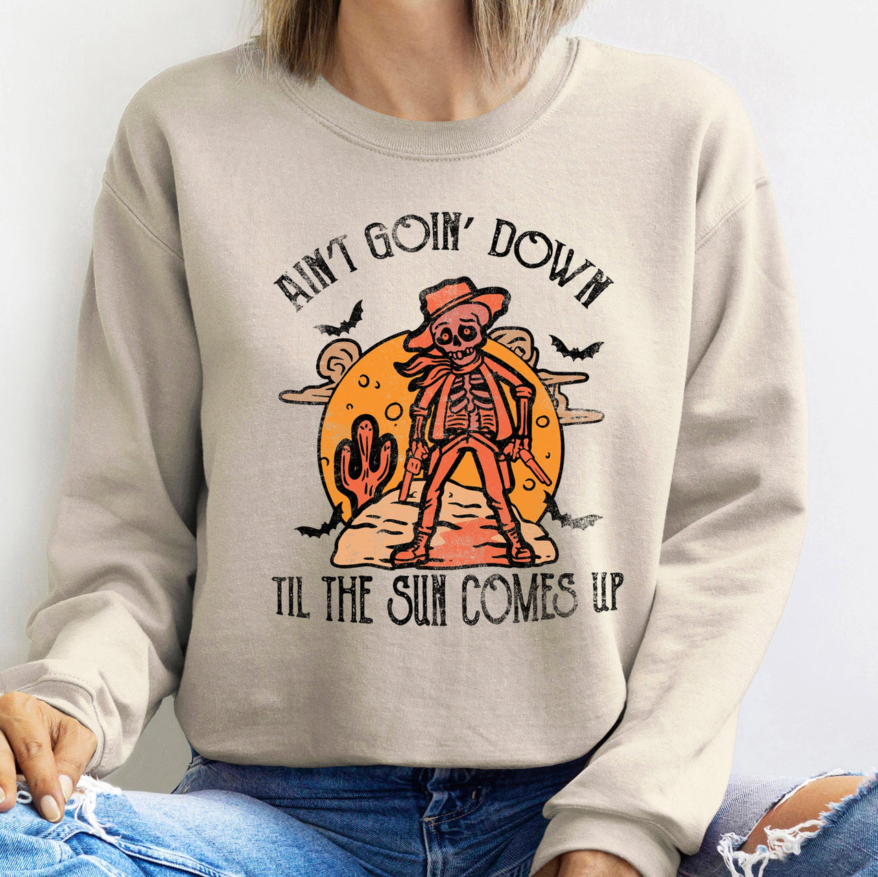 Aint Going Down Halloween Sweatshirt Comfortable And Stylish Apparel For The Season