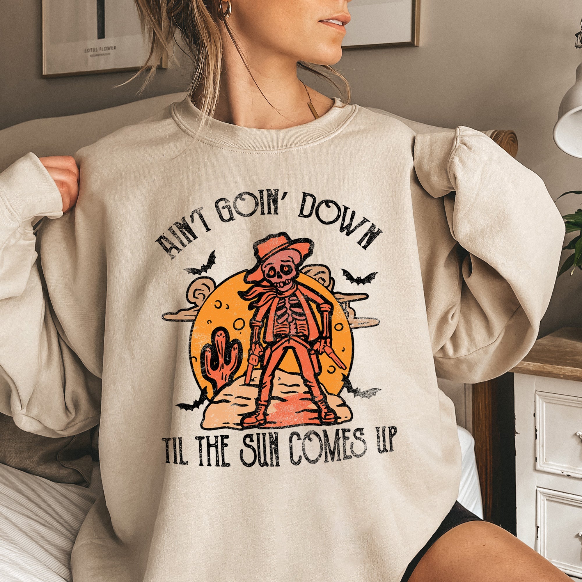 Aint Going Down Halloween Sweatshirt Comfortable And Stylish Apparel For The Season