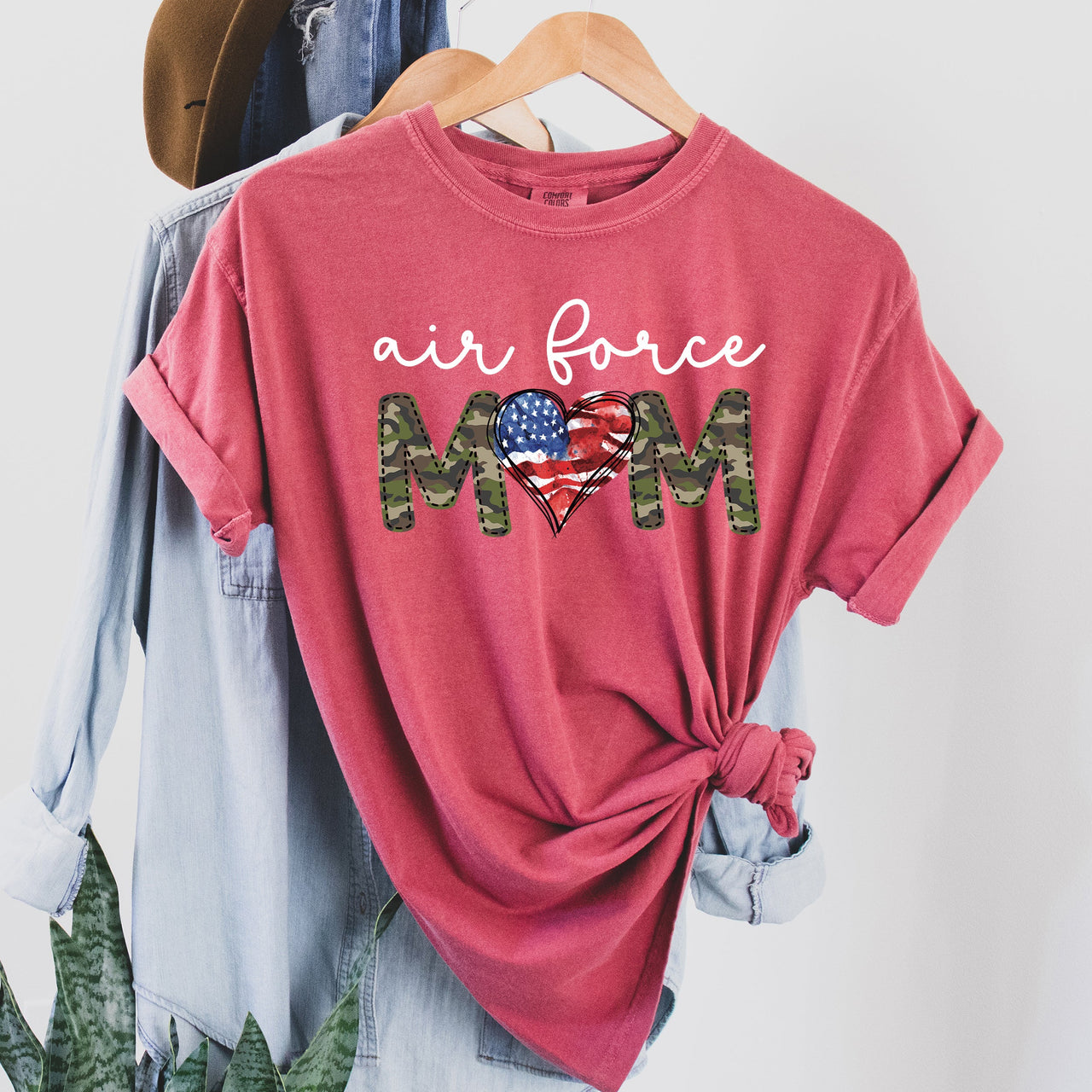 Air Force Mom Comfort Colors Tee