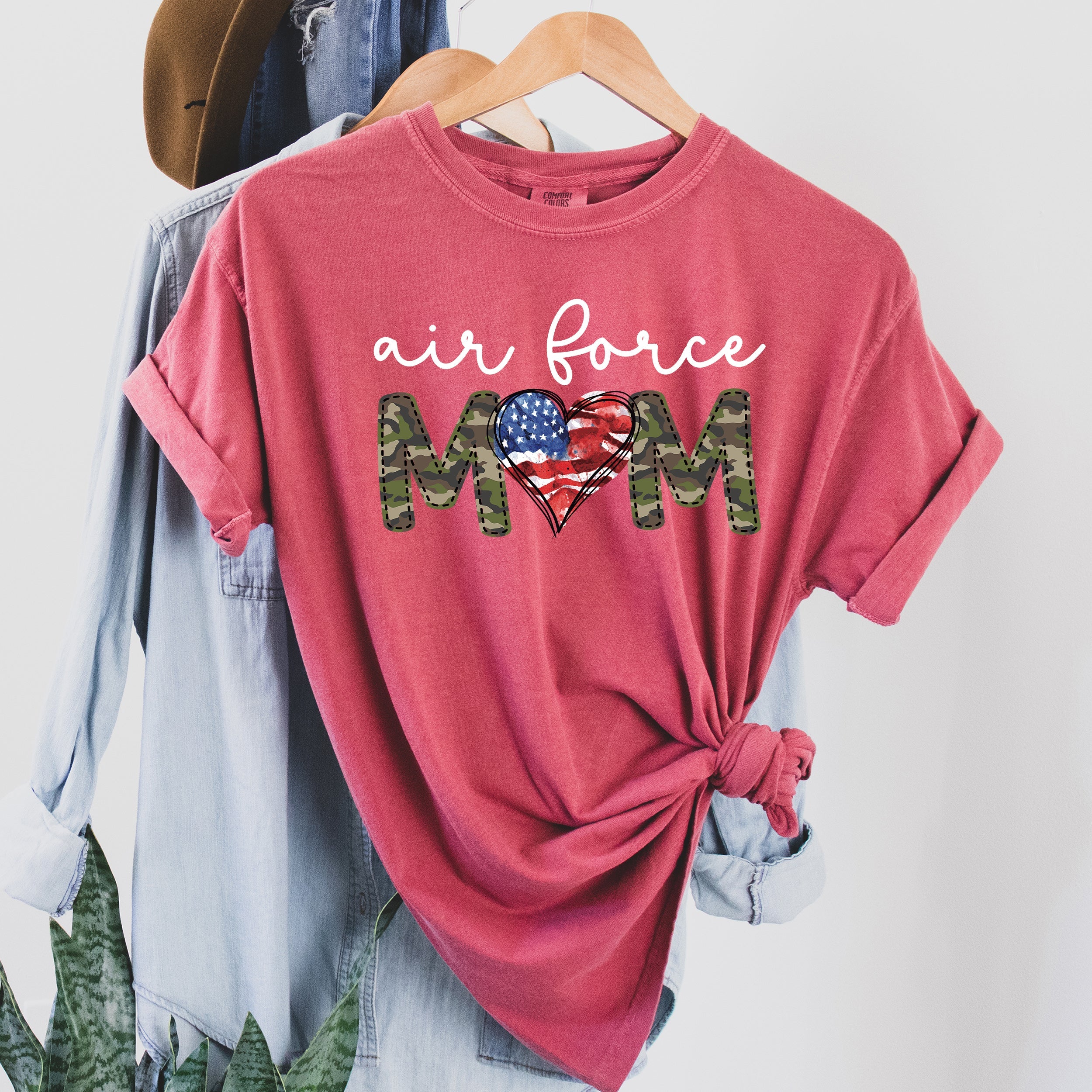 Air Force Mom Comfort Colors Tee