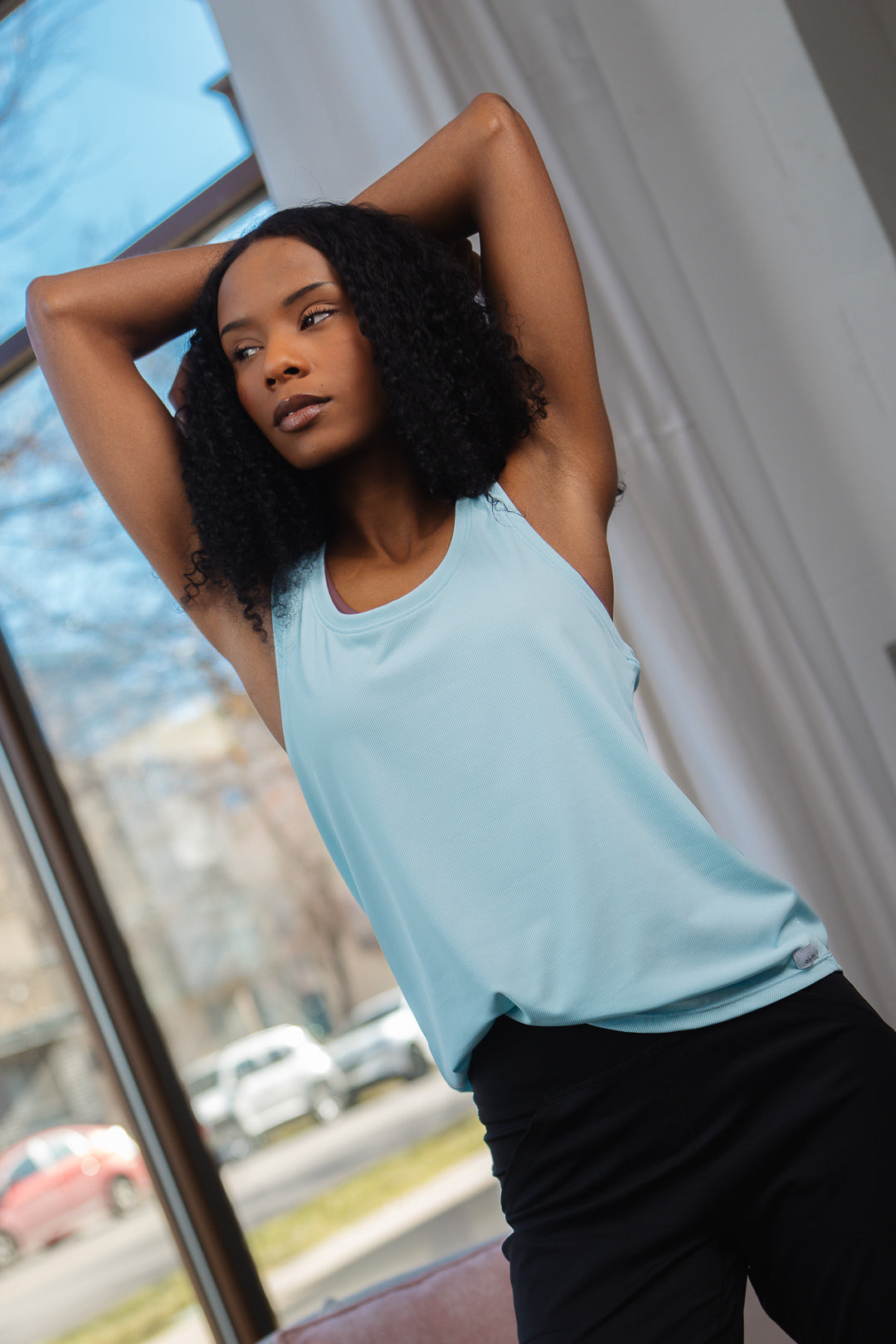 always worthy ribbed tank