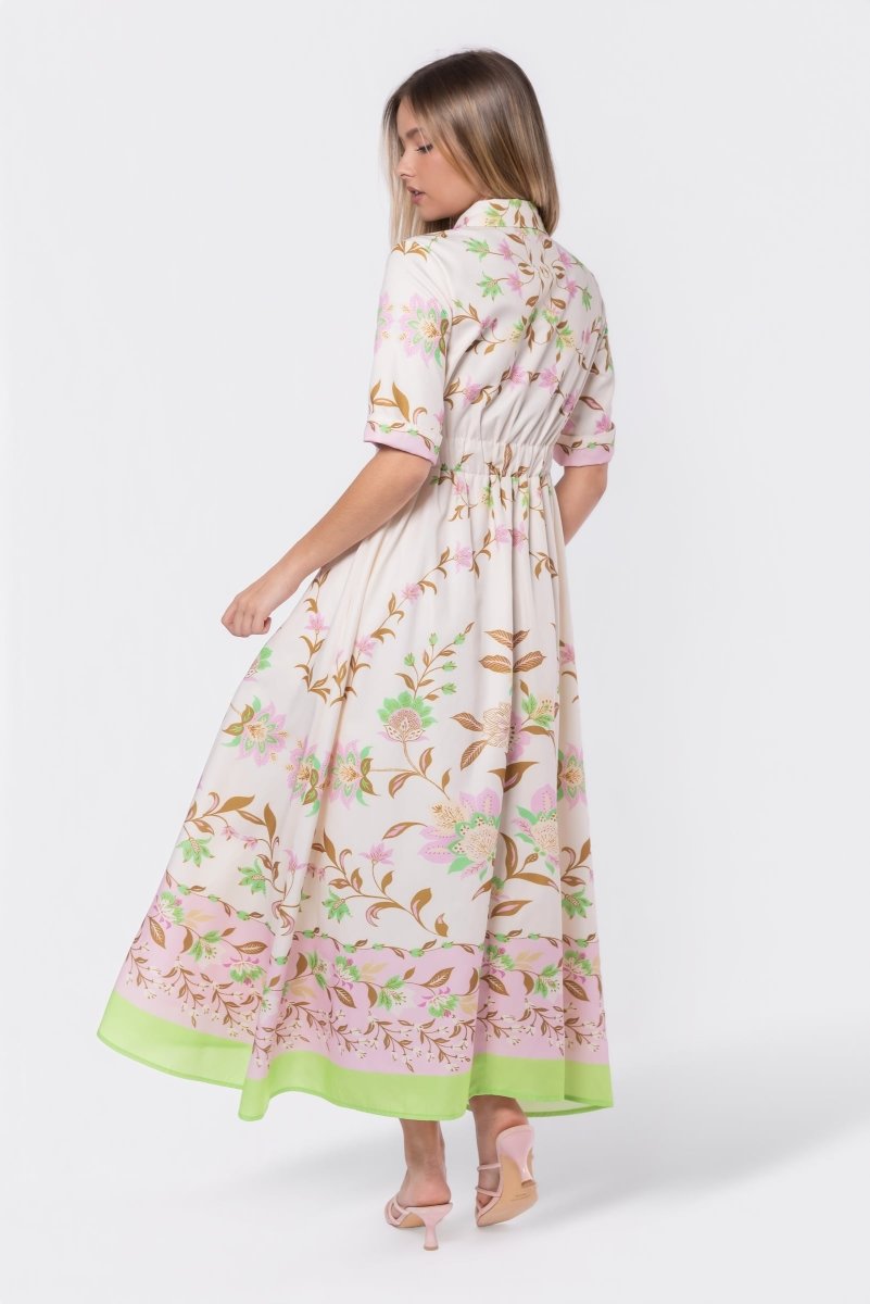 Anika Dress (Ivory Flower)