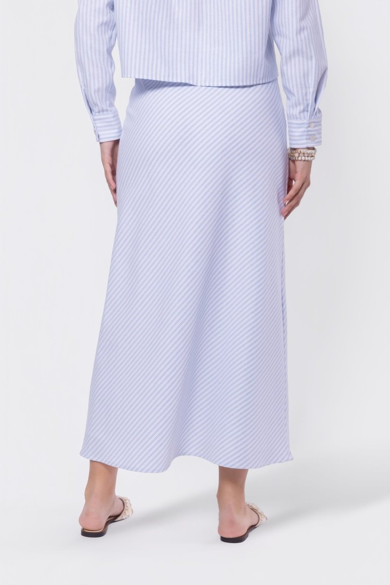 Anita Skirt (Blue Stripe)