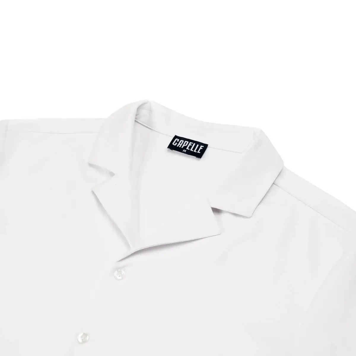 Men’s Short Sleeve Tailored Fit Button-Down Shirt – Arctic White