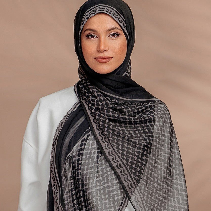 Artisan-Dyed Printed Versatile Hijab‌ (MH169)