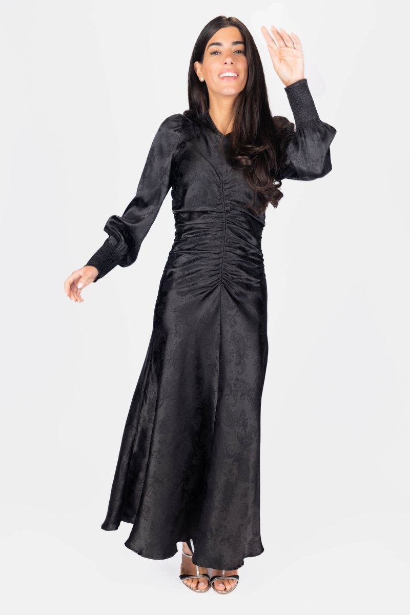 Audrey Dress Long Sleeve (Black)