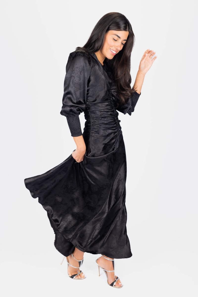 Audrey Dress Long Sleeve (Black)