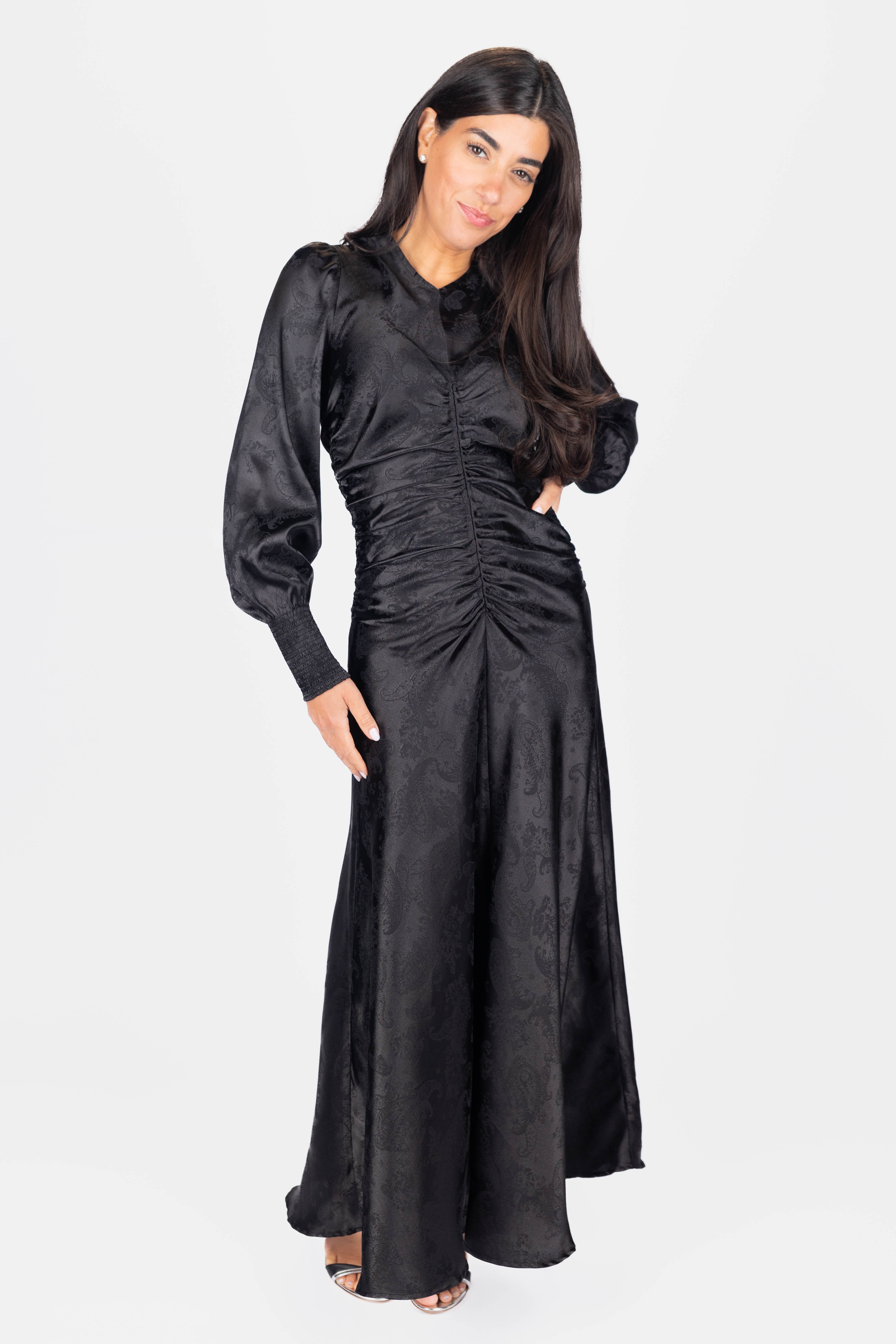 Audrey Dress Long Sleeve (Black)