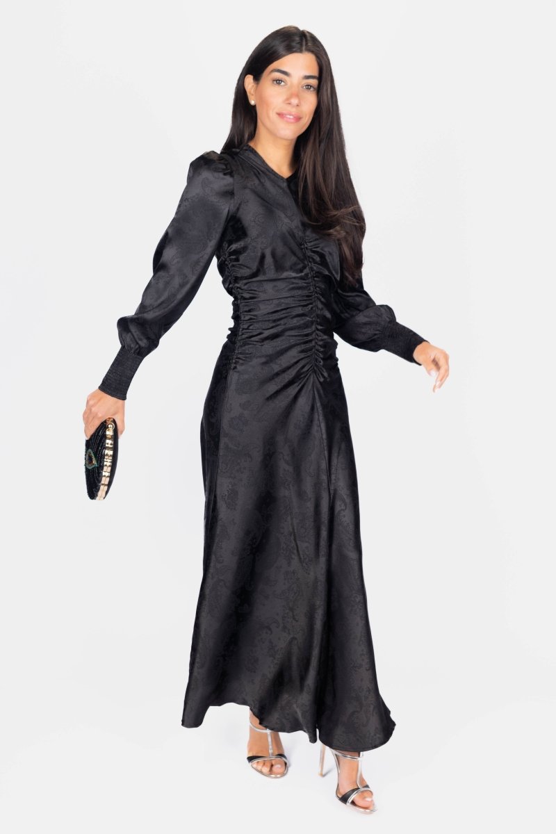 Audrey Dress Long Sleeve (Black)