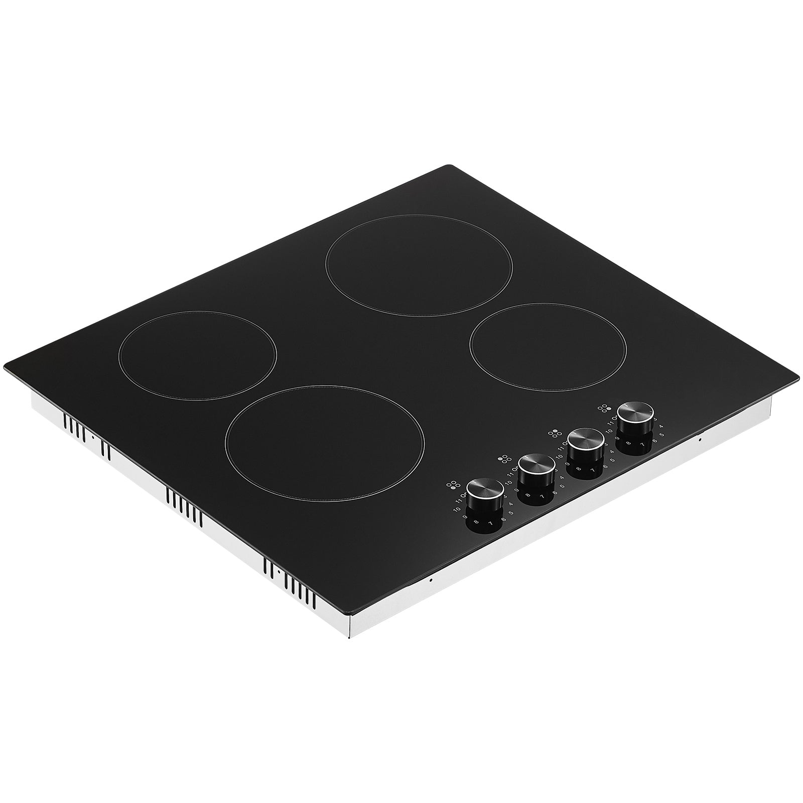 Built-in Electric Cooktop Radiant Ceramic Cooktop 4 Burners 23.2x20.5 inch